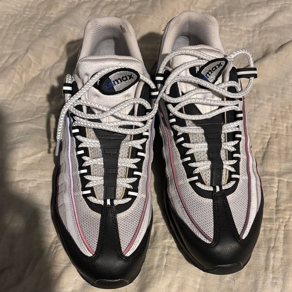 Nike Air Max 95’ ( Toronto ) Men's Black, White, and Pink Sneakers